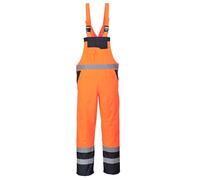 Portwest S489 Cotte bicolore matelassée Orange - Taille XXL