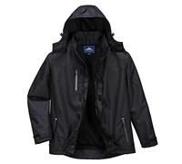 Portwest S555 Veste Coach Extérieure 4 Poches Résistant au Vent Imperméable