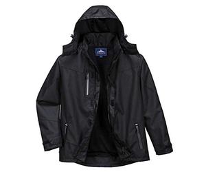 Portwest S555 Veste Coach Extérieure 4 Poches Résistant au Vent Imperméable