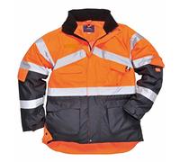 Portwest S760 Parka Bicolore Poches Poitrine Oxford 300D Lavable en Machine
