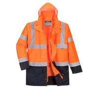 Portwest S766 Parka en Essentiel Bicolore Panneaux Contrastant Oxford 300D