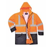 Portwest Parka S768 Bicolore Executive 5-en-1 Orange/Marine Taille M