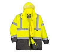 Portwest S768 Parka Bicolore Executive 5-en-1 Oxford 300D Résistant à L'eau