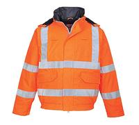 Portwest S773 Blouson Pilote HV Pluie Bizflame Poche Poitrine Intérieure