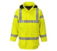 Portwest S774 Veste de pluie hi-vis multi lite Bizflame Jaune - Taille 4XL