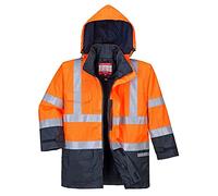 Portwest S779 Parka HV Bizflame Rain Risques Zip à Double Curseur Respirant