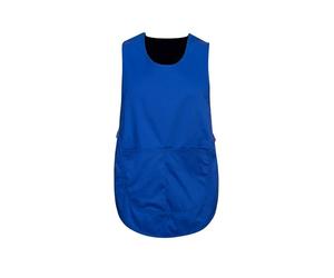 Portwest S843 Chasuble Avec Poche De Rangement Sergé Résistant | Bleu roi, 2XL, Ouverture Latérale Réglable, Lavage Machine 60°C, Choix Coloris Usage Cuisine Professionnelle