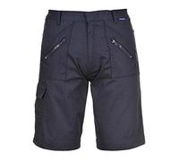 Portwest Short S889 pour homme – sécurité de travail élastiqué – bleu – XXXL