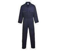 Portwest S998 Combinaison Coton Euro Work Fermeture Pressions Poche Arrière