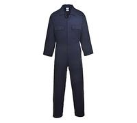 Portwest S998 Combinaison Coton Euro Work Fermeture Pressions Poche Arrière