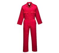 Portwest S999 Homme Euro Workwear Combinaison De Travail En Polycoton Rouge, M