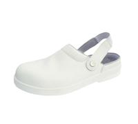 Portwest Sabot de sécurité FW82 – Coque acier 200J SB AE WRU Antidérapant SRC Blanc 37 Homme