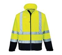 Portwest Softshell Bicolore (3 couches), Couleur: Jaune/Marine, Taille: M, S425YNRM
