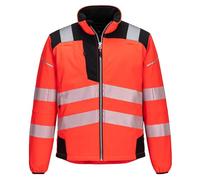 Portwest Softshell haute visibilité PW3 - T402, rouge/noir, M