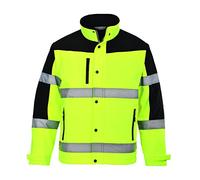 Portwest Softshell HV Bicolore (3 couches), Couleur: Jaune, Taille: L, S429YERL