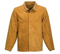 Portwest SW34 Veste de Soudure en cuir Auto-agrippant 2 poches