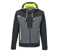 Portwest Sweat à capuche zippé DX4, Couleur: Gris Métal, Taille: S, DX472MGRS