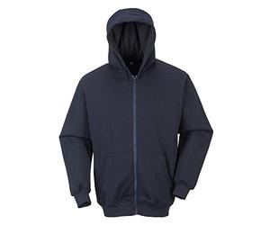 Portwest Sweatshirt FR zippe a capuche, Couleur: Marine, Taille: 5XL, FR81NAR5XL