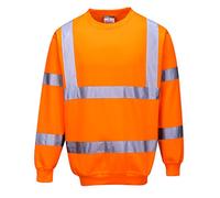 Portwest Sweatshirt Haute Visibilité, Couleur: Orange, Taille: L, B303ORRL