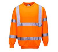 Portwest Sweatshirt Haute Visibilité, Couleur: Orange, Taille: S, B303ORRS