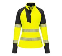 Portwest Sweatshirt Haute Visibilité Zippé 1/4 T173 Warmth Femmes