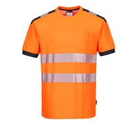 PORTWEST T-Shirt HV PW3 Orange/Gris M - Vêtements haute visibilité