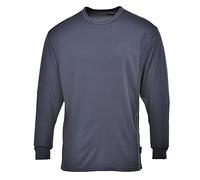 Portwest T-shirt ML thermique baselayer, Couleur: Anthracite, Taille: 4XL, B133CHA4XL