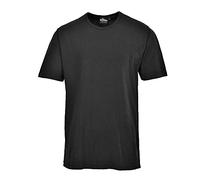 Portwest T-shirt Thermique Manches courtes, Couleur: Noir, Taille: XXL, B120BKRXXL