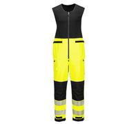 Portwest T150 Salopette imperméable HV PW3 (3L) Jaune/Noir - Taille S
