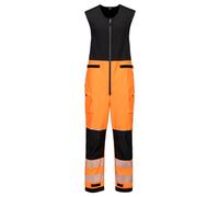 Portwest T150 Salopette imperméable HV PW3 (3L) Orange/Noir - Taille 4XL