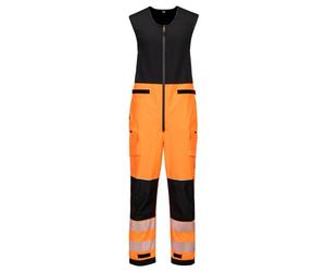 Portwest T150 Salopette imperméable HV PW3 (3L) Orange/Noir - Taille XXXL