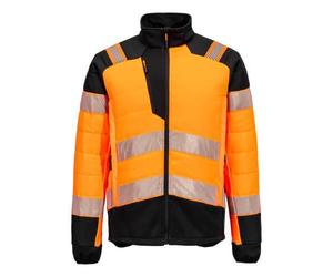 Portwest T170 Veste hybride baffle HV PW3 Orange/Noir - Taille S