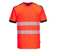 Portwest T181 T-Shirt HV PW3 Orange/Noir - Taille 6XL