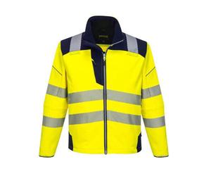 Portwest T402 Softshell Haute-Visibilité PW3 Jaune/Marine - Taille 4XL