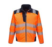 Portwest Veste softshell PW3 haute visibilité XL Orange/Marine
