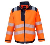 Portwest T500 PW3 Veste de Travail 4 Poches Imperméable Réfléchissant Zippé
