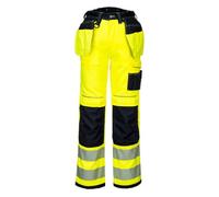 Portwest T501 Pantalon HV PW3 poches flottantes Jaune/Noir - Taille 30 - Standard