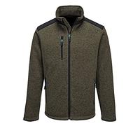 Portwest T830 Polaire KX3 Performance Dos Allongé Cinq Poches Envers Gratté | Vert olive, 3XL, UPF 40+, Polyester, Empiècements Renforcés, Poche Intérieure, Ourlet Tombant, Panneaux Renforcés, Léger