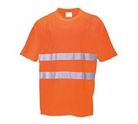 Portwest Tee-shirt confort coton, Couleur: Orange, Taille: L, S172ORRL