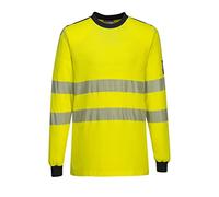 Portwest - Tee-Shirt Haute visibilité Anti-feu Manches Longues WX3 Taille:XL