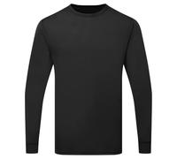 Portwest Thermo sous-vêtements pour Homme | 100 % polyester évacuant l'humidité 140 g, col rond, manches resserrées, coutures discrètes, sous-couche pour temps froid