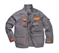 Portwest TX10 Veste De Travail Texo Contraste 12 Poches Noire Grise Marine