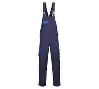 Portwest Salopette de travail TX12 Texo Homme à bretelles contrastées Marine 4XL