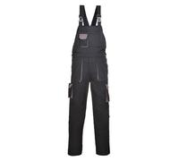 Portwest TX12 Texo Salopette Travail Contraste Noir Gris Marine