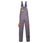 Portwest TX12 Texo Salopette Travail Contraste Noir Gris Marine