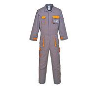 Portwest TX15 Combinaison Texo Panneaux Contrastant Porte-Badge Amovible
