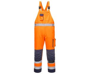 Portwest TX52 Cotte à bretelles HV Dijon Orange/Marine - Taille XXL