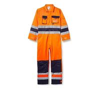 Portwest TX55 Hommes Nantes Combinaison de Travail à Haute Visibilité Réfléchissante Combinaison de Sécurité Classe 3 Orange/Marine, S