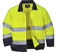 Portwest Veste TX70 Madrid Hi-Vis Jaune/Marine XL