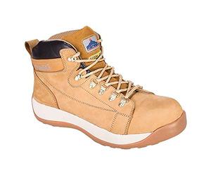 Portwest Unisex Steelite Mid Cut Nubuck Work Boots SB (FW31) (6.5) (Honey)
